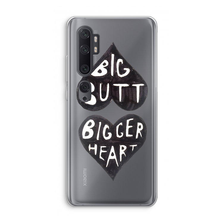 Big butt bigger heart: Xiaomi Mi Note 10 Pro Transparant Hoesje