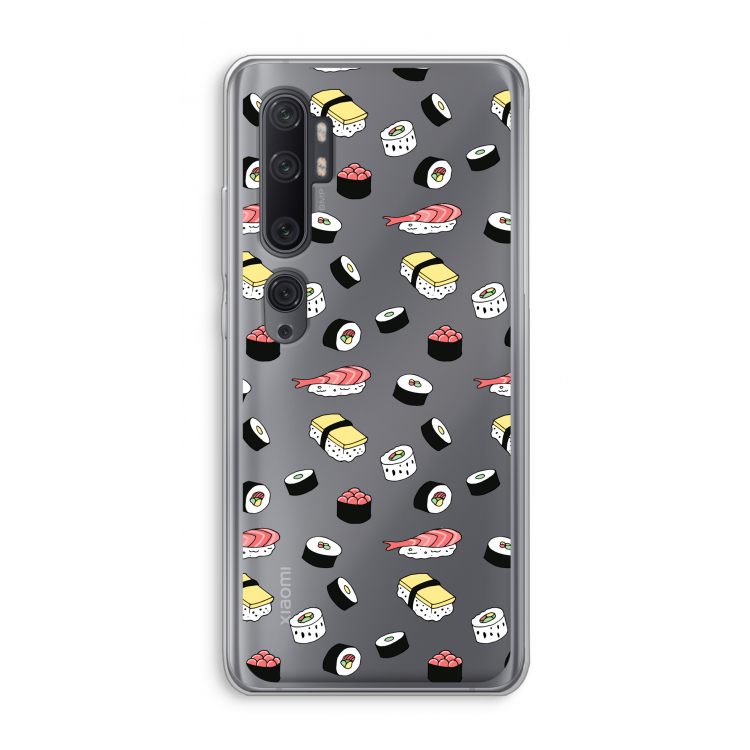 Sushi time: Xiaomi Mi Note 10 Pro Transparant Hoesje