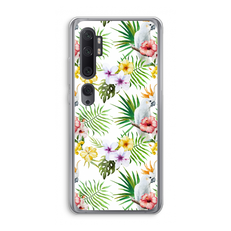 Gele kuif: Xiaomi Mi Note 10 Pro Transparant Hoesje