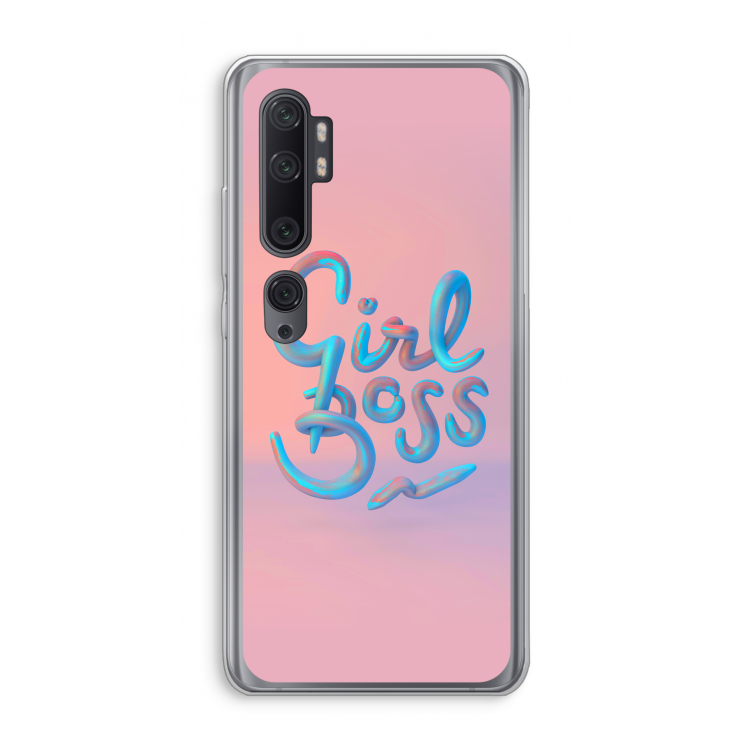Girl boss: Xiaomi Mi Note 10 Pro Transparant Hoesje