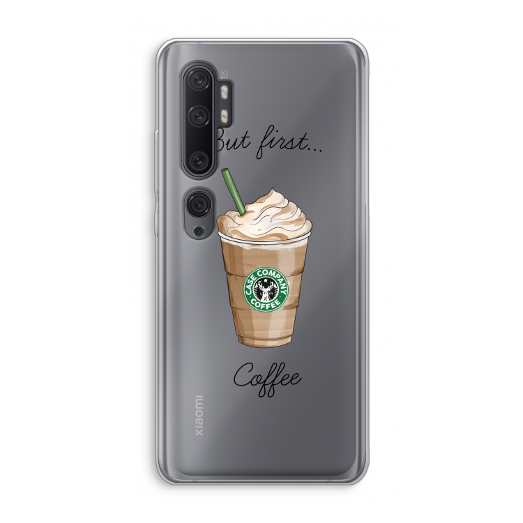 But first coffee: Xiaomi Mi Note 10 Pro Transparant Hoesje