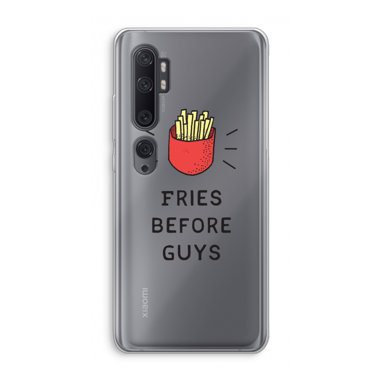 Fries before guys: Xiaomi Mi Note 10 Pro Transparant Hoesje