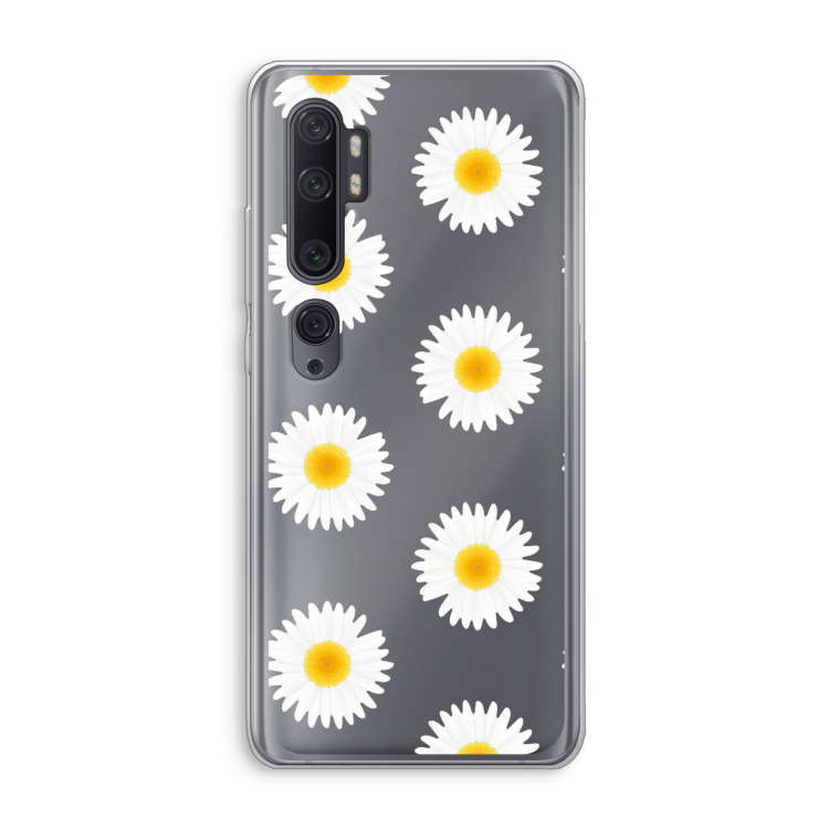 Margrietjes: Xiaomi Mi Note 10 Pro Transparant Hoesje