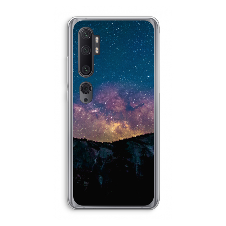 Travel to space: Xiaomi Mi Note 10 Pro Transparant Hoesje