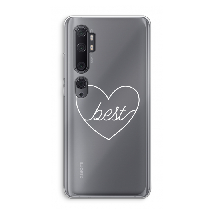 Best heart pastel: Xiaomi Mi Note 10 Pro Transparant Hoesje