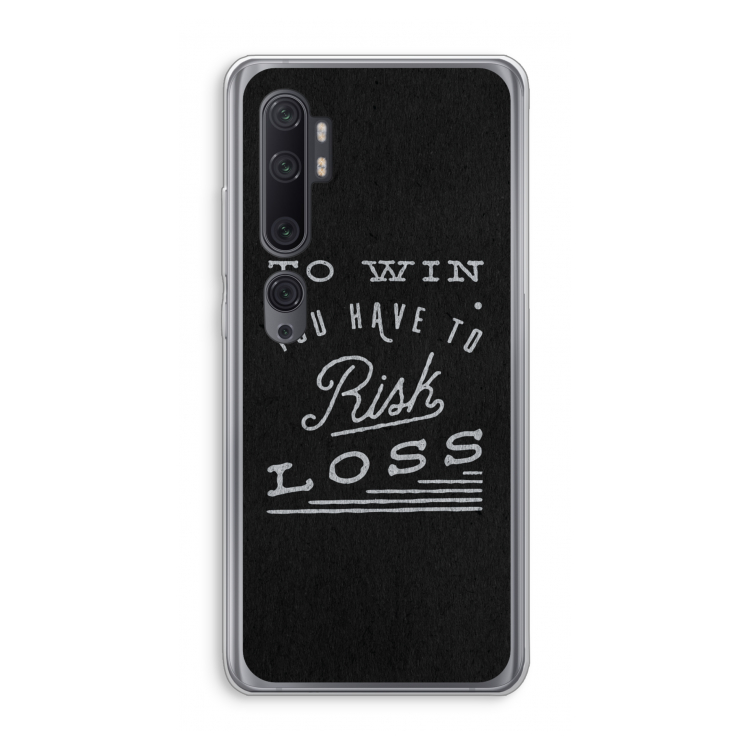 Risk loss: Xiaomi Mi Note 10 Pro Transparant Hoesje