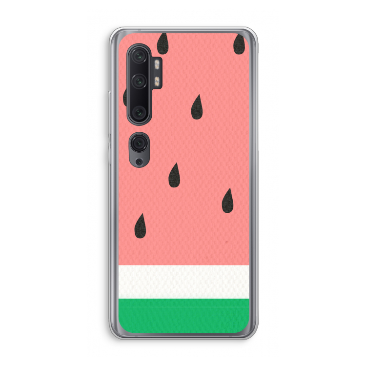 Watermeloen: Xiaomi Mi Note 10 Pro Transparant Hoesje