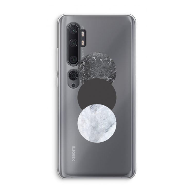 Marmeren cirkels: Xiaomi Mi Note 10 Pro Transparant Hoesje