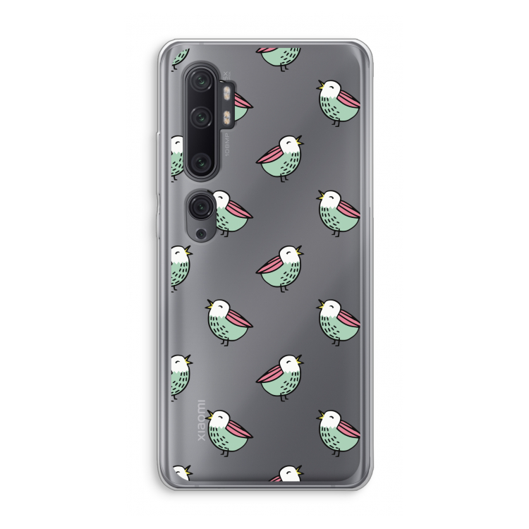 Vogeltjes: Xiaomi Mi Note 10 Pro Transparant Hoesje