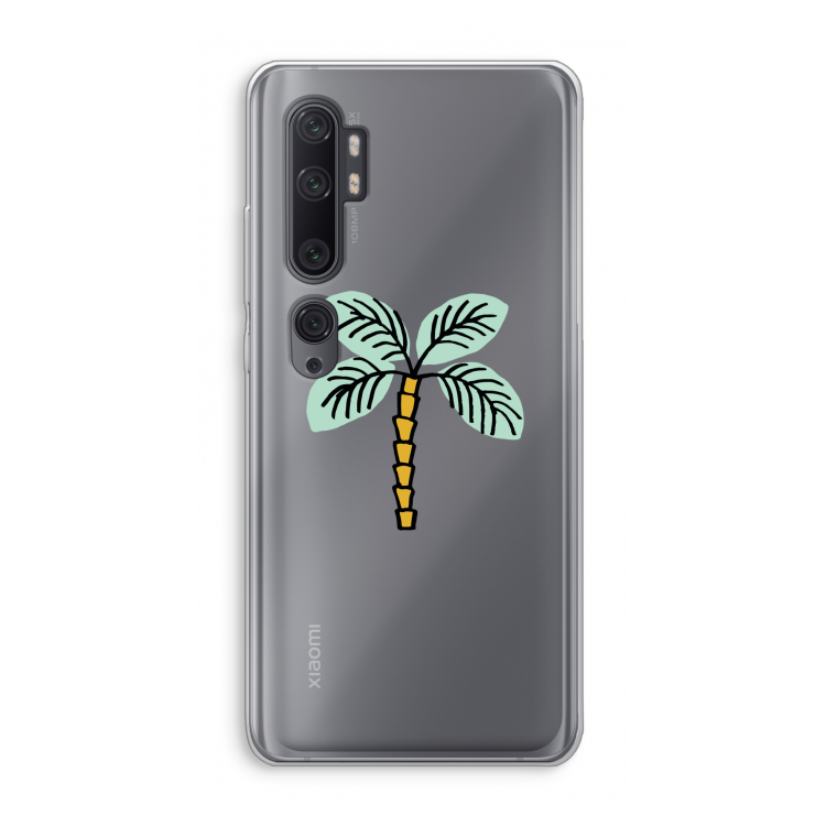 Palmboom: Xiaomi Mi Note 10 Pro Transparant Hoesje
