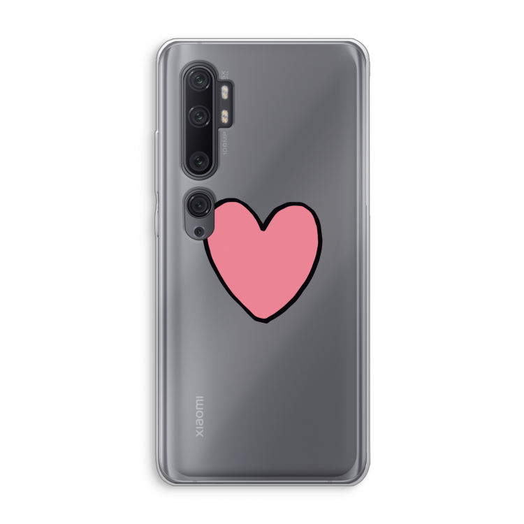 Hartje: Xiaomi Mi Note 10 Pro Transparant Hoesje