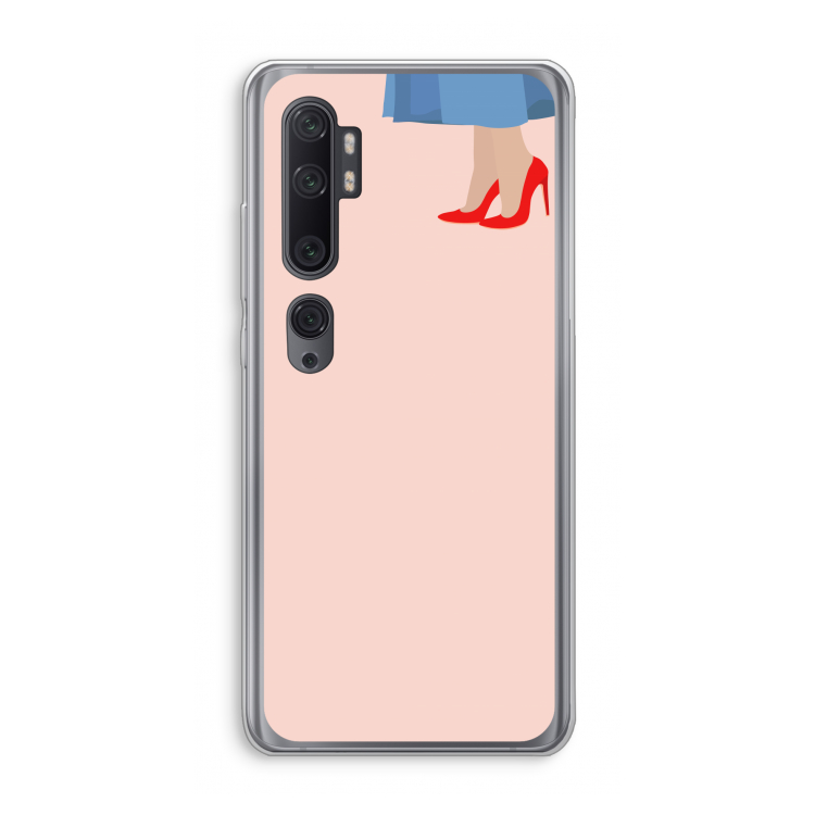 High heels: Xiaomi Mi Note 10 Pro Transparant Hoesje