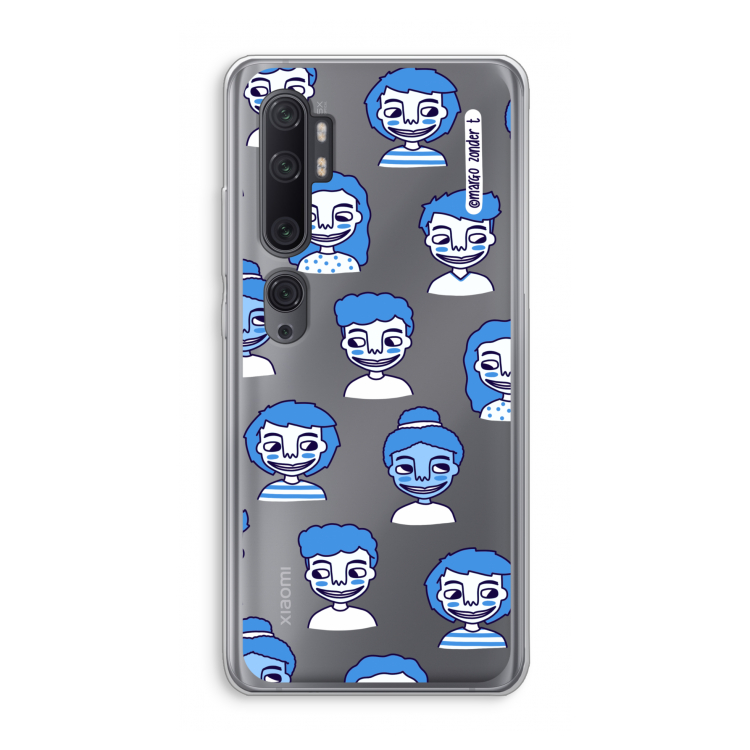 Gezichtjes: Xiaomi Mi Note 10 Pro Transparant Hoesje
