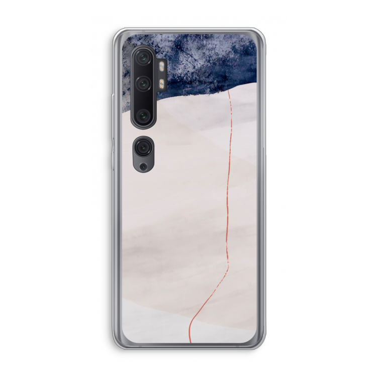 Stone White: Xiaomi Mi Note 10 Pro Transparant Hoesje