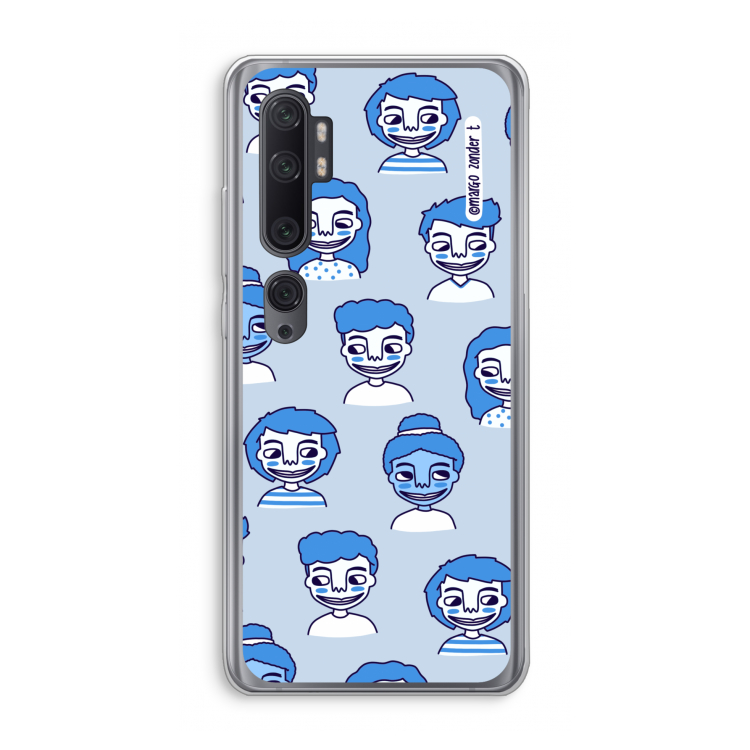 Gezichtjes: Xiaomi Mi Note 10 Pro Transparant Hoesje