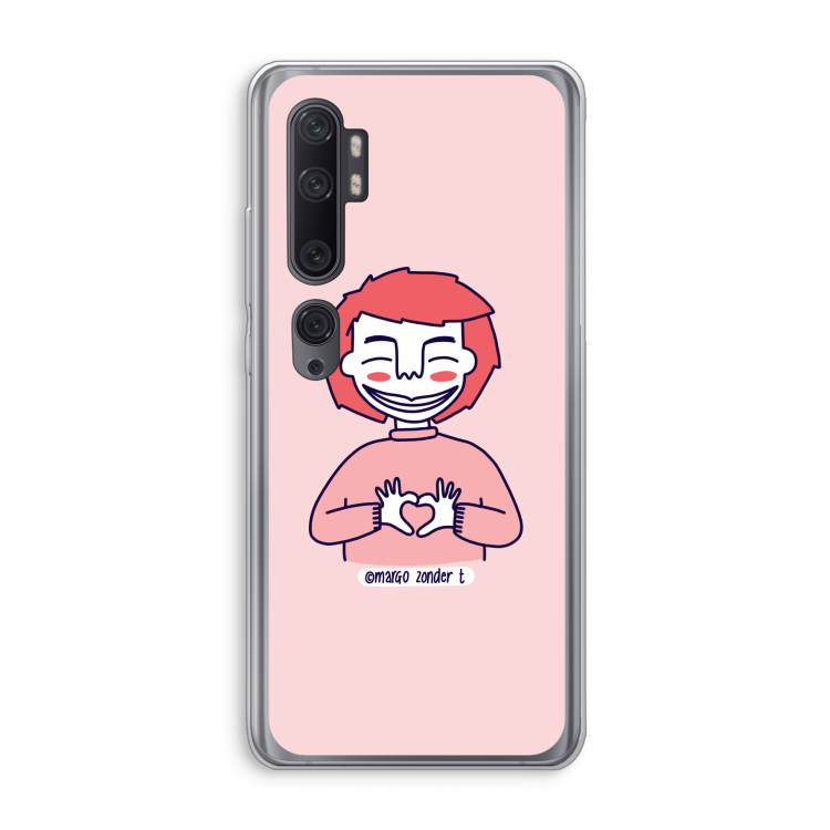 Hartje: Xiaomi Mi Note 10 Pro Transparant Hoesje
