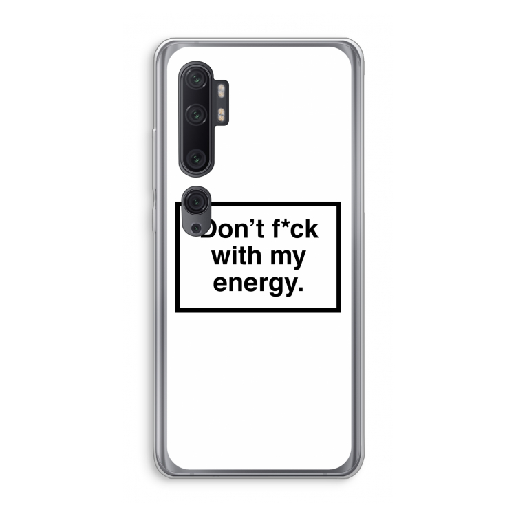 My energy: Xiaomi Mi Note 10 Pro Transparant Hoesje