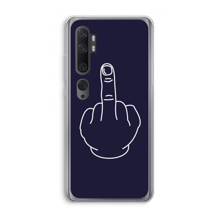 F**k U: Xiaomi Mi Note 10 Pro Transparant Hoesje
