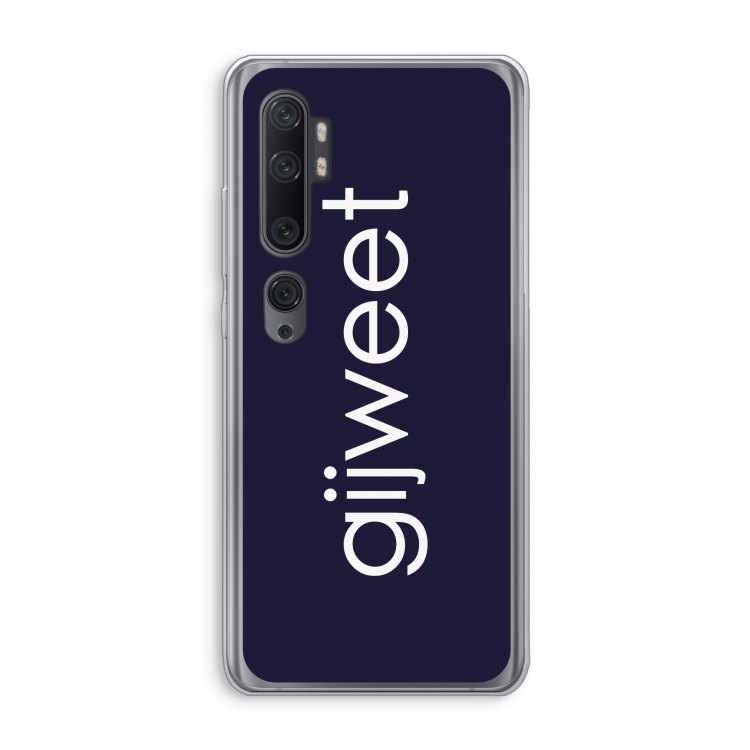 Gijweet: Xiaomi Mi Note 10 Pro Transparant Hoesje