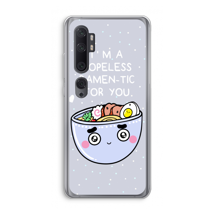 I'm A Hopeless Ramen-Tic For You: Xiaomi Mi Note 10 Pro Transparant Hoesje