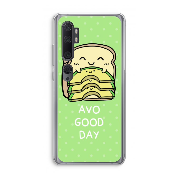 Avo Good Day: Xiaomi Mi Note 10 Pro Transparant Hoesje