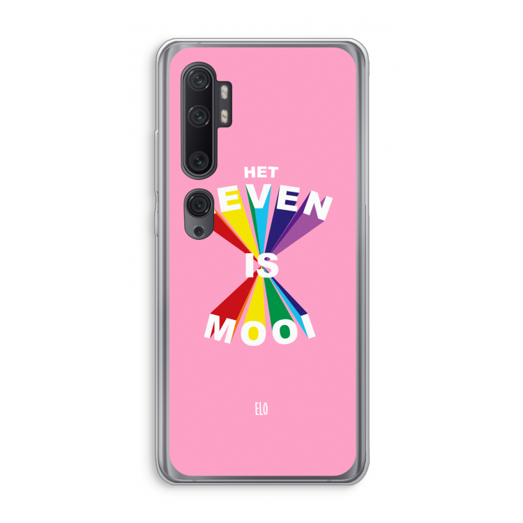 Het Leven Is Mooi: Xiaomi Mi Note 10 Pro Transparant Hoesje