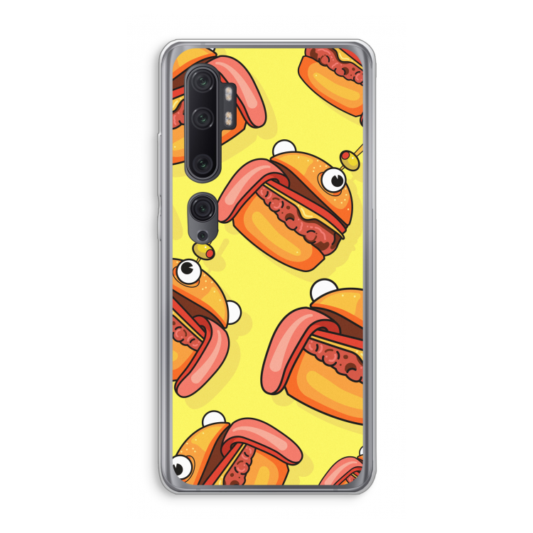 Hamburger: Xiaomi Mi Note 10 Pro Transparant Hoesje