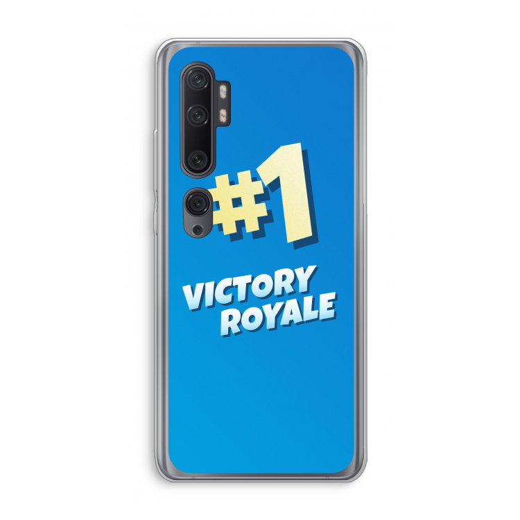 Victory Royale: Xiaomi Mi Note 10 Pro Transparant Hoesje
