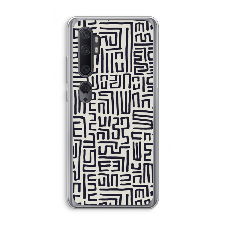 Moroccan Print: Xiaomi Mi Note 10 Pro Transparant Hoesje