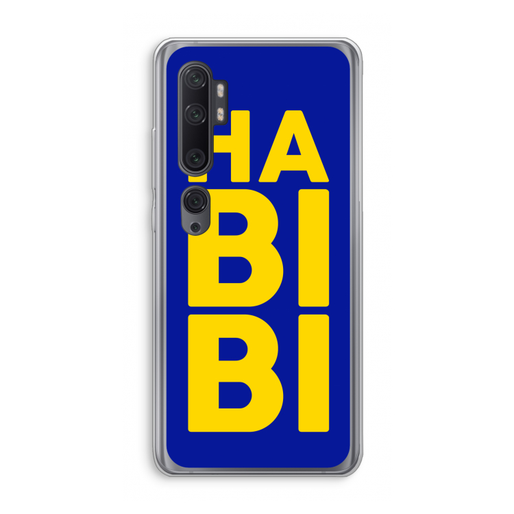 Habibi Blue: Xiaomi Mi Note 10 Pro Transparant Hoesje