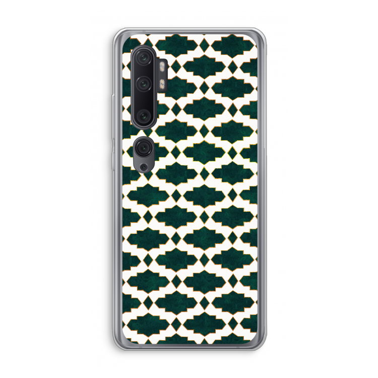 Moroccan tiles: Xiaomi Mi Note 10 Pro Transparant Hoesje