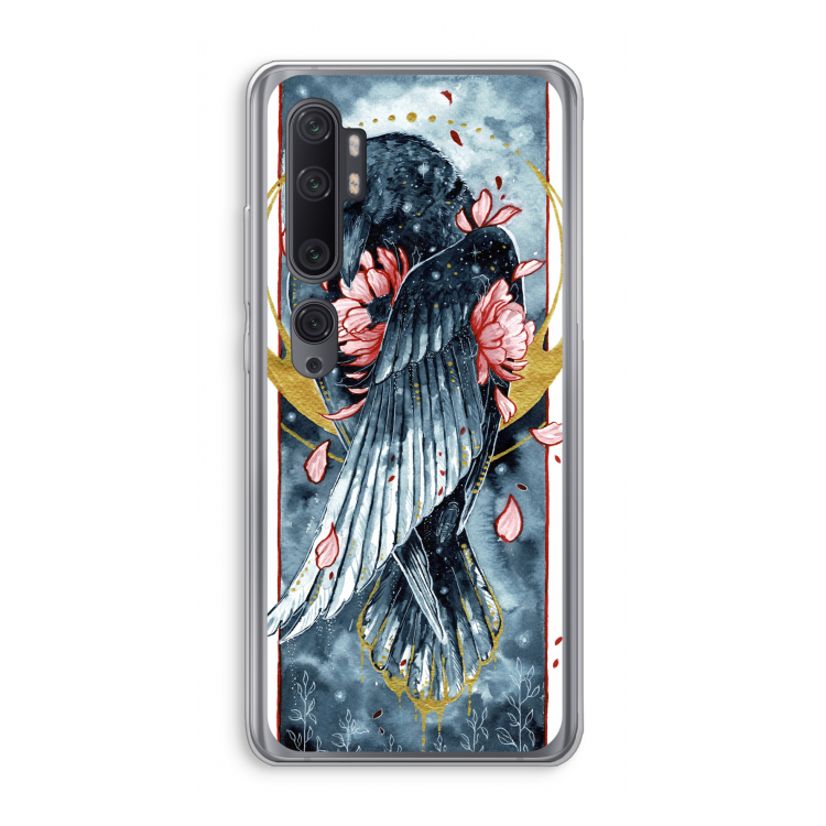 Golden Raven: Xiaomi Mi Note 10 Pro Transparant Hoesje