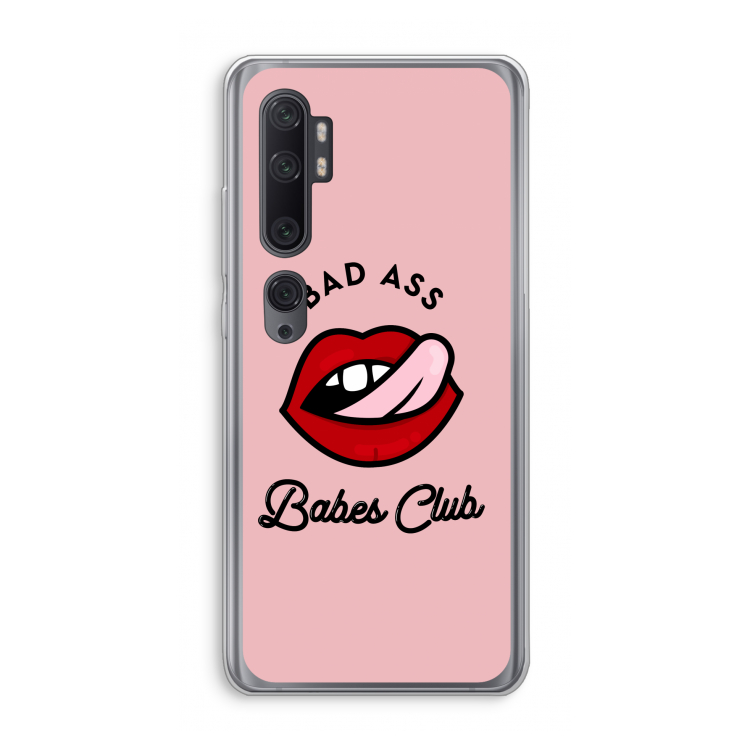 Badass Babes Club: Xiaomi Mi Note 10 Pro Transparant Hoesje