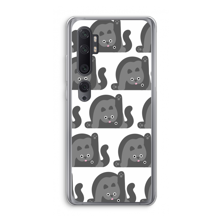 Cats: Xiaomi Mi Note 10 Pro Transparant Hoesje