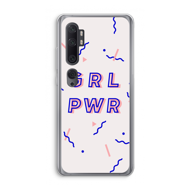 GRL PWR: Xiaomi Mi Note 10 Pro Transparant Hoesje