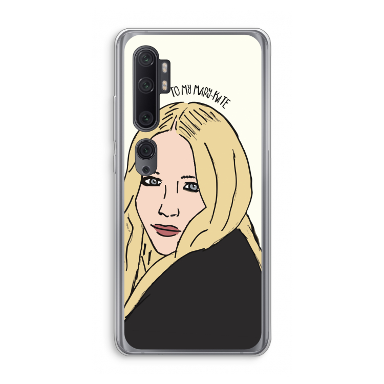 Mary Kate: Xiaomi Mi Note 10 Pro Transparant Hoesje