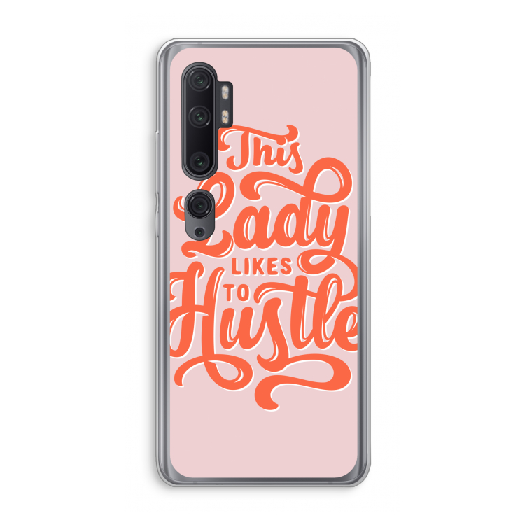 Hustle Lady: Xiaomi Mi Note 10 Pro Transparant Hoesje