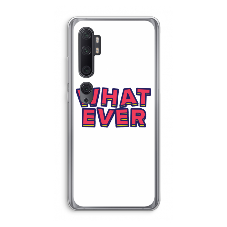 Whatever: Xiaomi Mi Note 10 Pro Transparant Hoesje