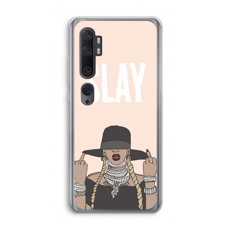Slay All Day: Xiaomi Mi Note 10 Pro Transparant Hoesje