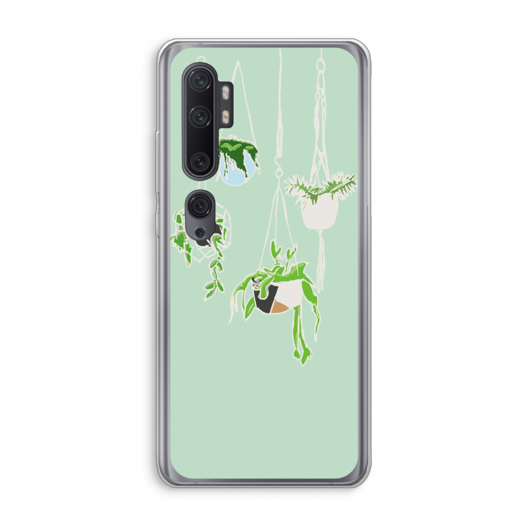 Hang In There: Xiaomi Mi Note 10 Pro Transparant Hoesje