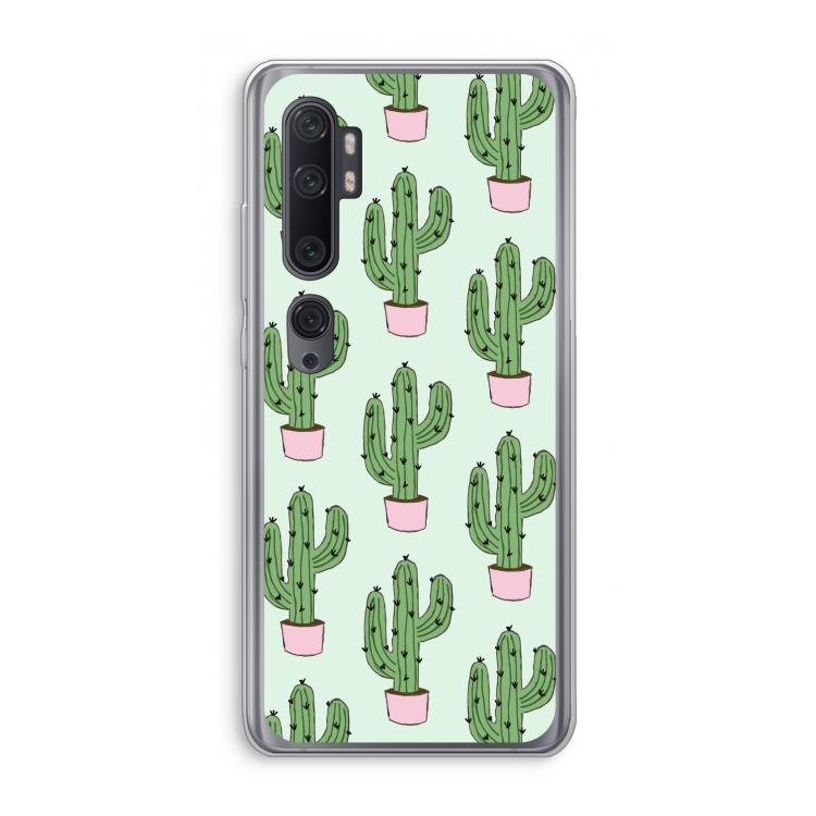 Cactus Lover: Xiaomi Mi Note 10 Pro Transparant Hoesje