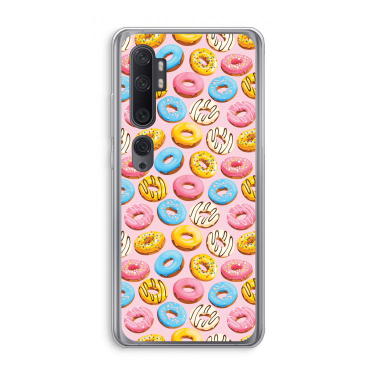 Pink donuts: Xiaomi Mi Note 10 Pro Transparant Hoesje