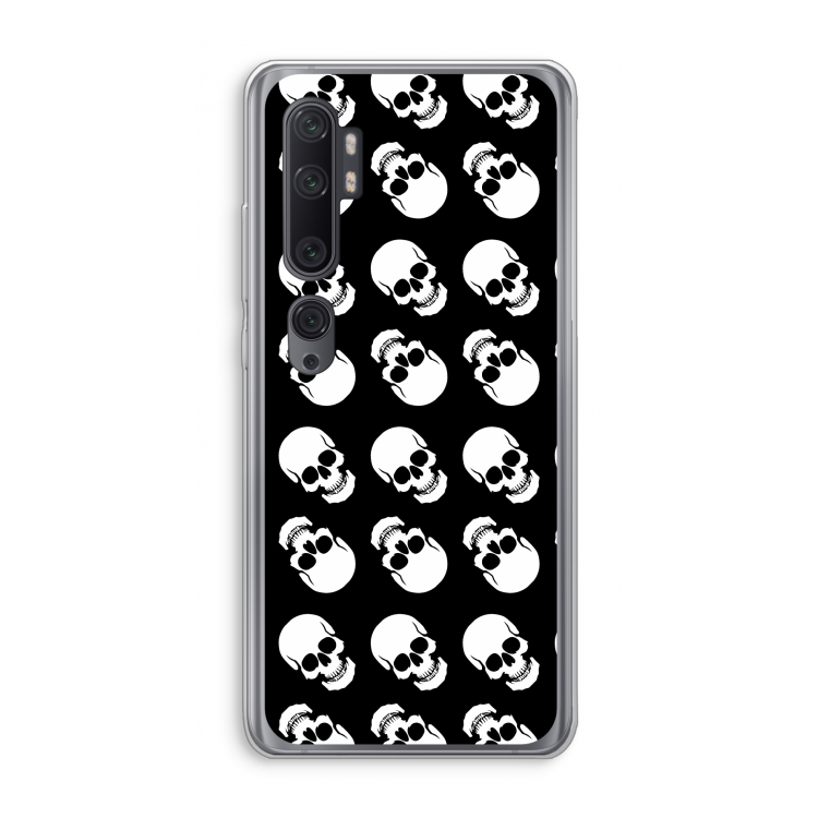 Musketon Skulls: Xiaomi Mi Note 10 Pro Transparant Hoesje