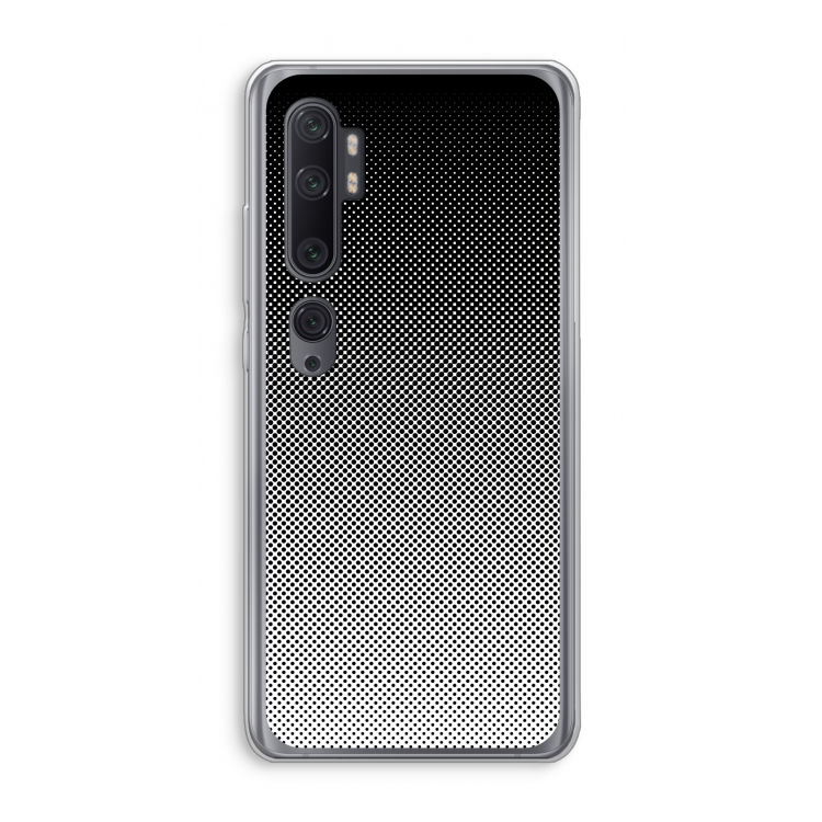 Musketon Halftone: Xiaomi Mi Note 10 Pro Transparant Hoesje
