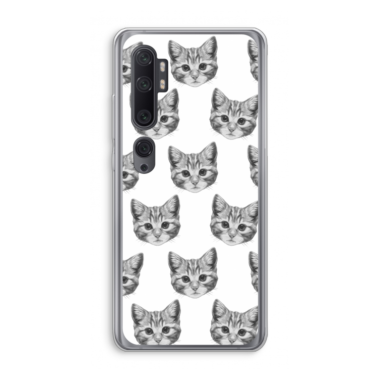 Kitten: Xiaomi Mi Note 10 Pro Transparant Hoesje