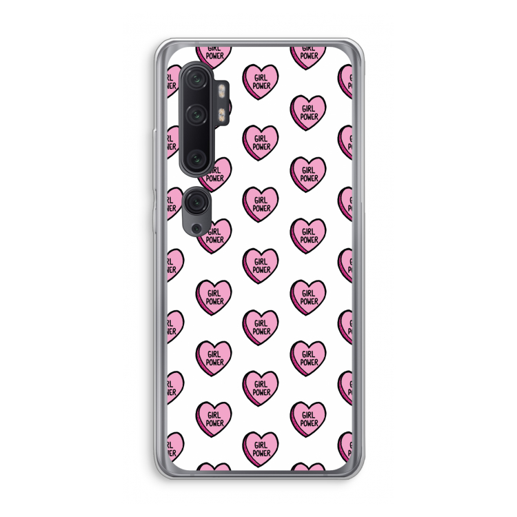 GIRL POWER: Xiaomi Mi Note 10 Pro Transparant Hoesje