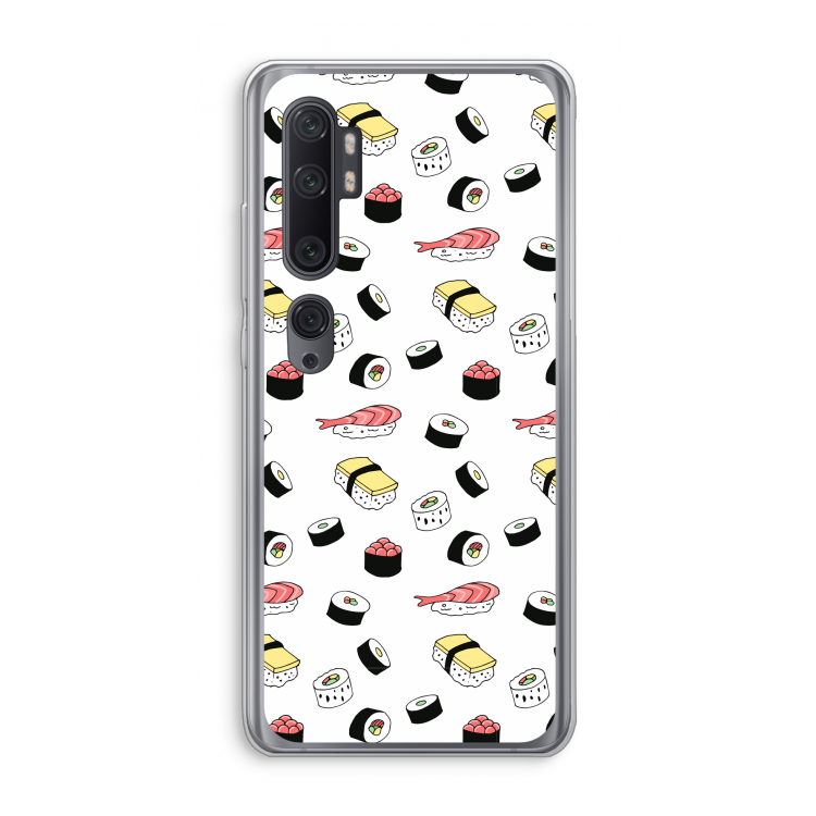 Sushi time: Xiaomi Mi Note 10 Pro Transparant Hoesje