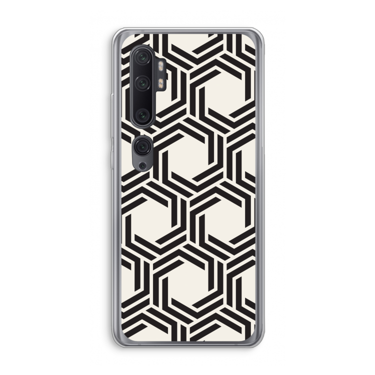 Geometrisch patroon: Xiaomi Mi Note 10 Pro Transparant Hoesje