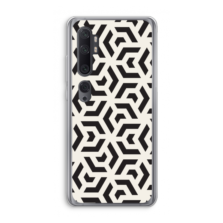 Crazy pattern: Xiaomi Mi Note 10 Pro Transparant Hoesje