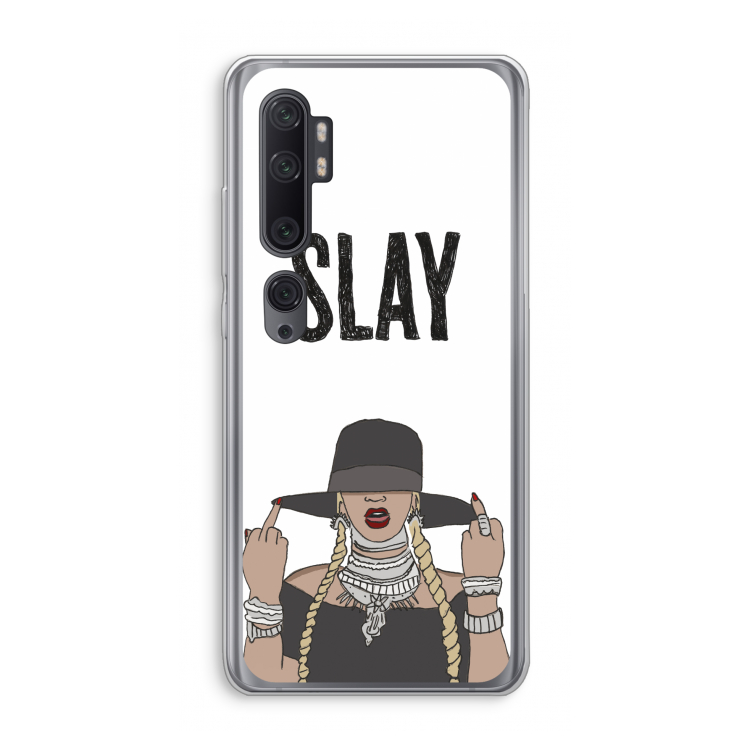 Slay All Day: Xiaomi Mi Note 10 Pro Transparant Hoesje